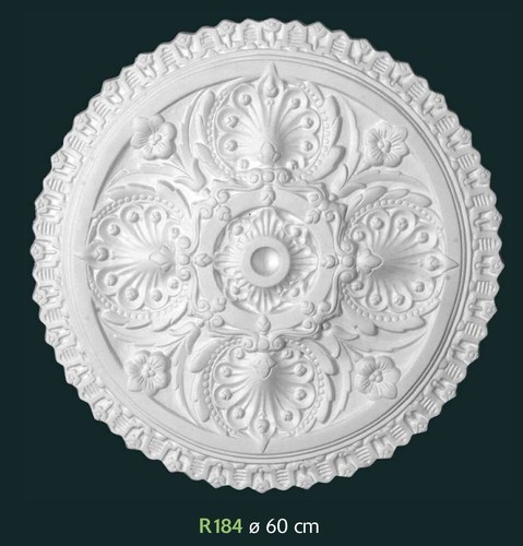 Rosone gesso bianco - in,