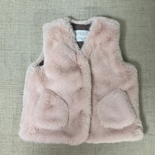 Gilet pelliccia sintetica - , zara