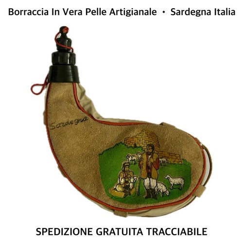 Borraccia pelle ricordo - borraccia, in