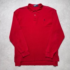 Polo Ralph Lauren Vintage Manica Lunga Taglia L Uomo Stile Classico