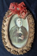 SANTINO HOLY CARD CANIVET VERONICA GIULIANI CLARISSE CAPPUCCINE CITTA' DI CASTEL