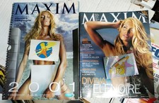 Calendario Con Rivista maxim Elenoire  Casalegno 2001