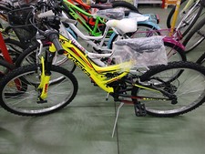 BICI 24'' MTB VYPER COLORE GIALLO FLOU 18 VELOCITA  AMMORTIZZATA