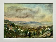 Veduta di un villaggio nel