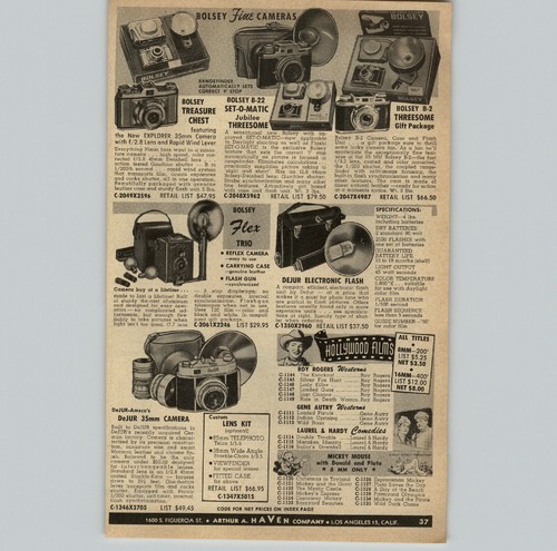 1955 carta pubblicitaria - 1955,