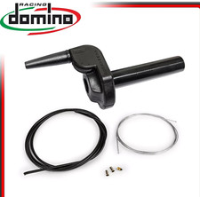 COMANDO GAS RAPIDO DOMINO COMMANDOS MOTO TOMMASELLI UNIVERSALE con CAVO e GUAINA
