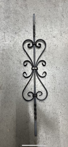 Rosone ferro battuto 18x90 - ferro,
