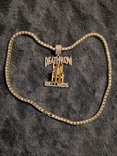 Ciondolo deathrow con catena - ciondolo,
