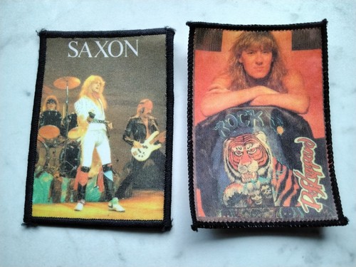 Saxon def leppard patches - ,
