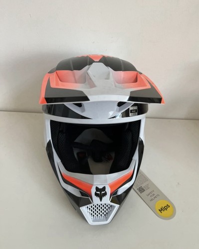 Casque fox streak orange et - v1,