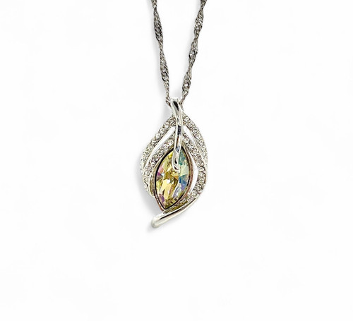 Collana cristallo giallo - collana,