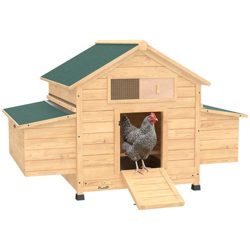 Pawhut pollaio legno con - pollaio,