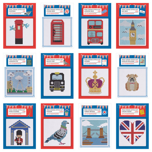 Londra mini kit punto croce - londra,