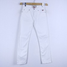 Pantalone ROY ROGERS Bimbo Taglia 10 anni Bianco Cotone Comodo Child Trousers