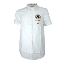 AERONAUTICA MILITARE Camicia Uomo Manica Corta CA1285 Colore Bianco