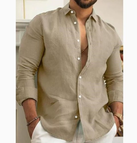 Camicie uomo cotone lino - uomo,
