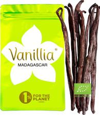 5 Baccelli Di Vaniglia Bourbon BIO Del Madagascar XL 15/18Cm • GRAND CRU 2025 • 