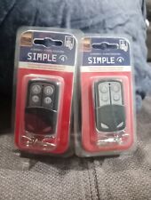 2Pezzi Superior Radiocomando 433 Mhz Universale Per Cancelli Simple 4 Canali