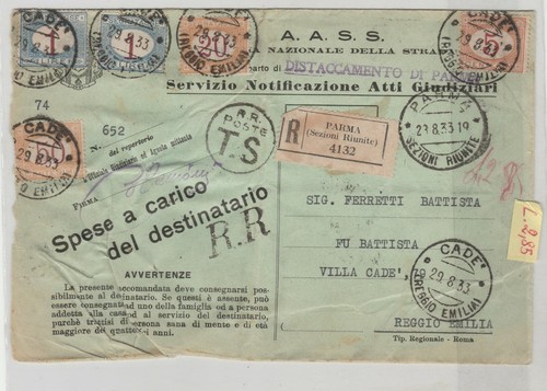 Storia postale 1933 - postale-, regno