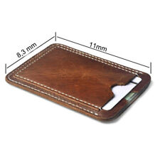 PORTA CARTE CREDITO PORTAFOGLIO DOCUMENTI VERA PELLE WALLET PROTEZIONE os