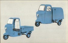 Cartolina Avv Lambretta 150 FD-C Scooter Truck
