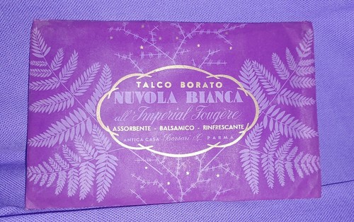 Busta talco borato - busta, nuvola