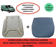 RICAMBIO IMBOTTITURA SEDUTA CON FODERINO PER RENAULT TRAFIC (dal 2001 al 2014)