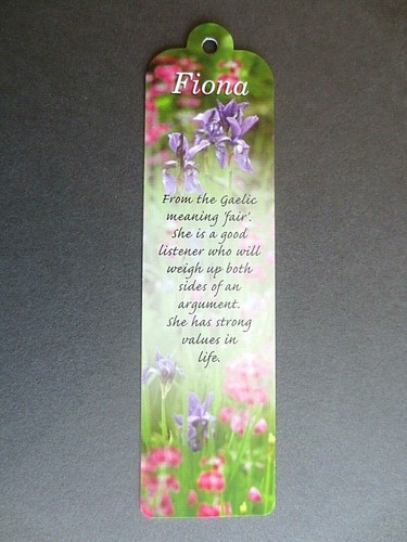 New bookmark fiona name - new,