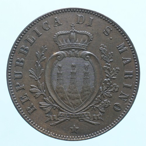 San marino centesimi 1864 - 5,