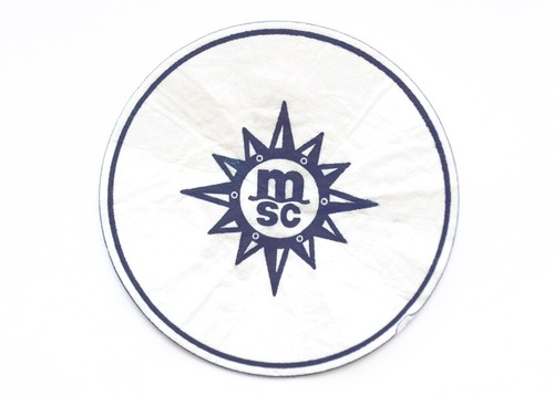 Sottobicchiere nave msc - sottobicchiere,