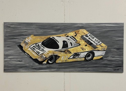 Dipinto originale porsche 962 - originale,