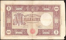 ITALY  1000 Lire  1947  P:81a