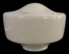 Vintage Art Deco bianco latte