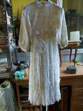  ABITO DA COMUNIONE CERIMONIA IN PIZZO ANNI 50 /60