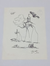 SALVADOR DALI Drawing on paper