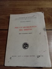 PER UN ARCHEOLOGIA DEL