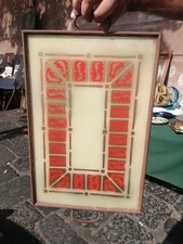 Vassoio In Alluminio E Vetro Deco' arancione