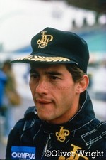 Ayrton Senna JPS Lotus circa