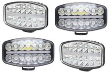 4x Faretti Jumbo LED bianchi