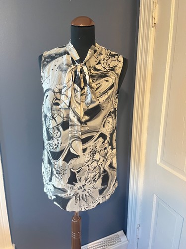 Top blusa senza - , maniche