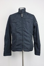 PEUTEREY GIUBBINO GIACCA UOMO TG. L JACKET MAN CASUAL VINTAGE BLU POLIURETANO