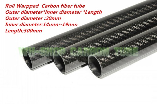 Tubo fibra carbonio 20 - carbonio,