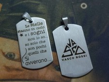 Vasco rossi Collona Cindolo con incisione il Blasco acciaio idea regalo Concerto