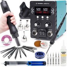Stazione Saldante Ad Aria Calda 8586 760W Con Saldatore Preciso E Set Completo D