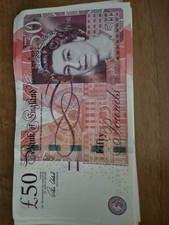 18 Banconote da 50 pounds