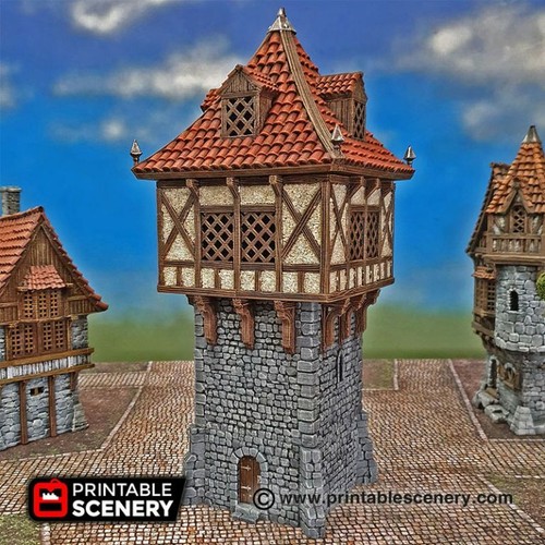 Torre guardia terreno - di,
