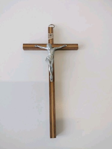Crocifisso legno metallo - legno, e
