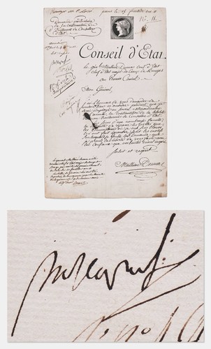 Documento napoleone bonaparte - documento,