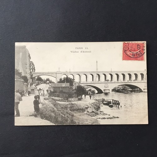 Cpa paris viaduc auteuil - cpa, d'auteuil