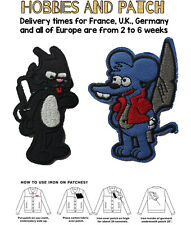 2 patch Grattachecca e Fichetto Itchy e Scratchy the Simpsons toppa termoadesiva